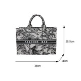 Women's Large Capacity Canvas Shoulder Bag Top-handle Tote