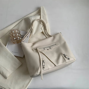 Large Capacity Leather Handbags For Women Single Shoulder Crossbody Bags