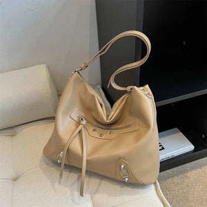 Large Capacity Leather Handbags For Women Single Shoulder Crossbody Bags
