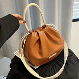 Women's Tote Shoulder Bag Stitching Messenger Bag Crossbody Bags