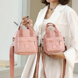 Macaron Nylon Shoulder Bag Classic Handbag Outdoor Travel Crossbody Bag