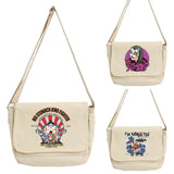 Women's Large Capacity Messenger Backpack College Shoulder Tote Crossbody Bag