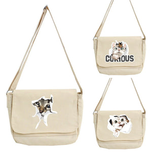 Women's Cat Series Crossbody Bag Backpack Large Capacity Tote