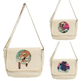 Women's Messenger Backpack College Student Tote Bags