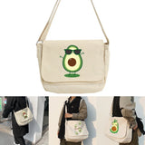 Women's Messenger Backpack Large Capacity Avocado Tote Bag
