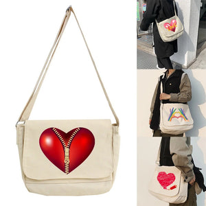 Women's Messenger Bag Large Capacity Shoulder Backpack Love Series