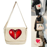 Women's Messenger Bag Large Capacity Shoulder Backpack Love Series