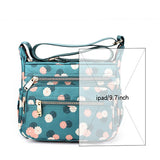 Multi-layer Large Capacity Nylon Shoulder Bag for Middle-aged Women