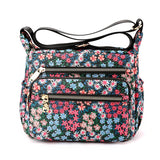 Multi-layer Large Capacity Nylon Shoulder Bag for Middle-aged Women