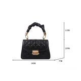 Women's Bag Mobile Phone Style Large Capacity Lingge Fold Chain Women Bags