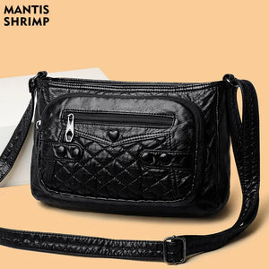 Light Practical Bag Casual Vintage Shoulder Bags PU Leather Messenger