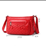 Light Practical Bag Casual Vintage Shoulder Bags PU Leather Messenger