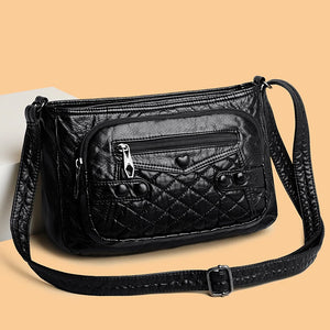 Light Practical Bag Casual Vintage Shoulder Bags PU Leather Messenger