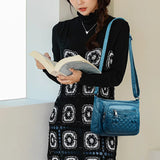 Light Practical Bag Casual Vintage Shoulder Bags PU Leather Messenger