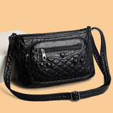 Light Practical Bag Casual Vintage Shoulder Bags PU Leather Messenger