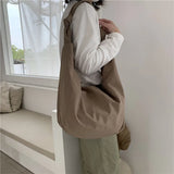 Women's Nylon Shoulder Bag Casual Totes Large Capacity Retro Shopping Bag