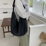 Women's Nylon Shoulder Bag Casual Totes Large Capacity Retro Shopping Bag