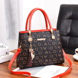 Women's Big Shoulder Handbag for Middle-Aged Mother