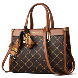 Printed Women's Handbag Retro Classy Mom Bag Shoulder Crossbody