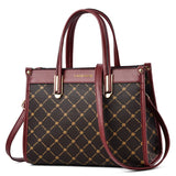 Printed Women's Handbag Retro Classy Mom Bag Shoulder Crossbody