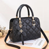 Women's Rhombus Portable Small Square Bag Shoulder Messenger Bag