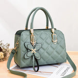 Women's Rhombus Portable Small Square Bag Shoulder Messenger Bag