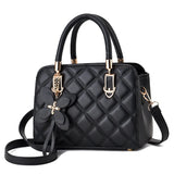 Women's Rhombus Portable Small Square Bag Shoulder Messenger Bag