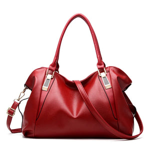Soft Leather Handbag Large Capacity Shoulder Crossbody Bag