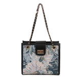 Women's Oil Painting Tote Bag Large Capacity for Autumn Winter