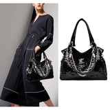 Women's Sequined PU Leather Shoulder Bag