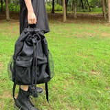 Techwear Gothic School Backpack for Women