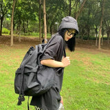 Techwear Gothic School Backpack for Women
