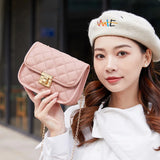 Personalized Embroidery Shoulder Bag Cover Lock Winter Version