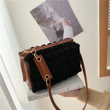 Autumn Winter Women's Shoulder Crossbody Bag Casual Underarm Western Style