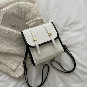 Women's Crossbody Backpack Portable Student Book Bag