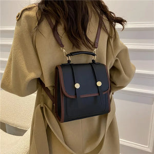 Women's Crossbody Backpack Portable Student Book Bag