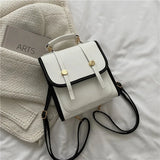 Women's Crossbody Backpack Portable Student Book Bag