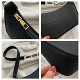 Women's Bag Printing Nylon Wallets Female Handbags Felt Top-handle Bags