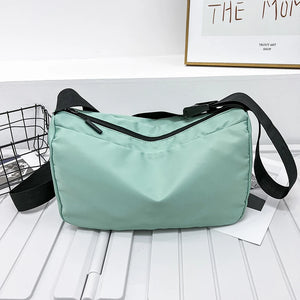 Women's Cotton Cross Body Bag Canvas Shoulder Reusable Shopping Gift