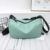 Women's Cotton Cross Body Bag Canvas Shoulder Reusable Shopping Gift