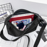 Women's Cotton Cross Body Bag Canvas Shoulder Reusable Shopping Gift