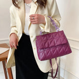 Acrylic Chain Rhombus Shoulder Crossbody Bag for Women