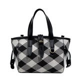 Rhombus Shoulder Crossbody Tote Bag for Women