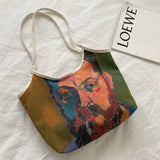 Women's Canvas Shopper Bag, High Capacity