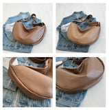 Soft Leather Big Totes Solid Crossbody Shoulder Bags for Women