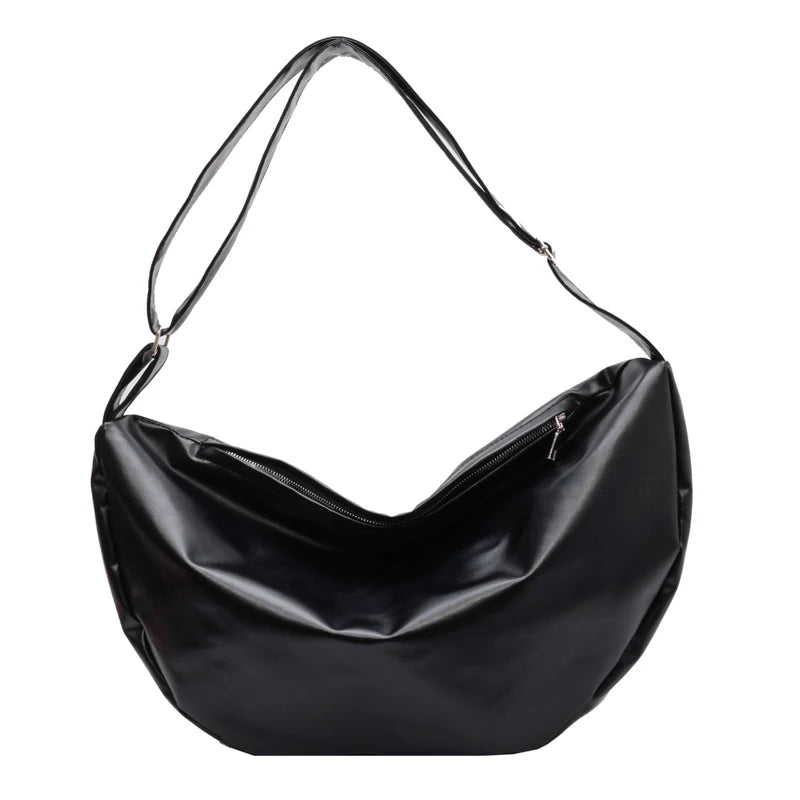 Soft Leather Big Totes Solid Crossbody Shoulder Bags for Women