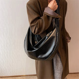 Soft Leather Big Totes Solid Crossbody Shoulder Bags for Women