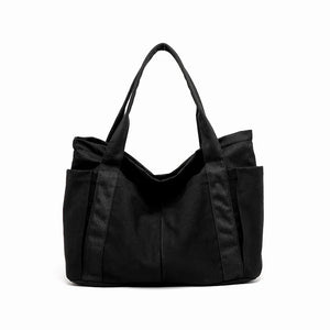 Women's Canvas Travel Shoulder Bag Large Capacity Shopper Tote Handbag
