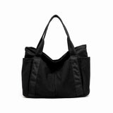 Women's Canvas Travel Shoulder Bag Large Capacity Shopper Tote Handbag