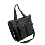 Waterproof Nylon Shopper Handbag - Large Capacity Tote